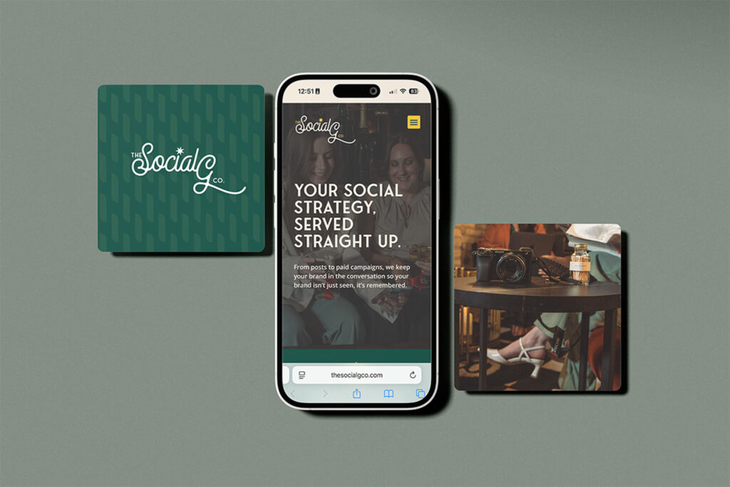 The Social G Co. After Lucera Studio transformed it with a full brand refresh, photo and video direction, and a high-performing website.