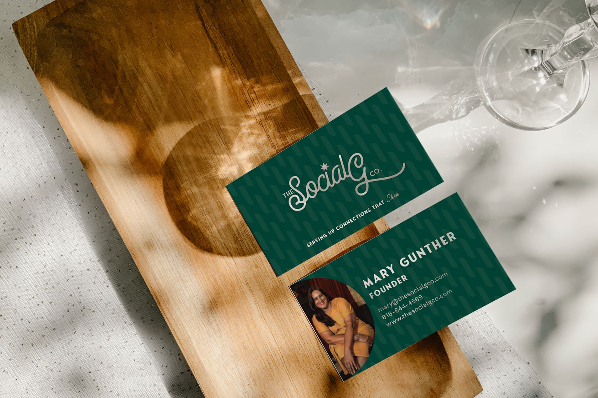 The Social G Co. After Lucera Studio transformed it with a full brand refresh, photo and video direction, and a high-performing website.